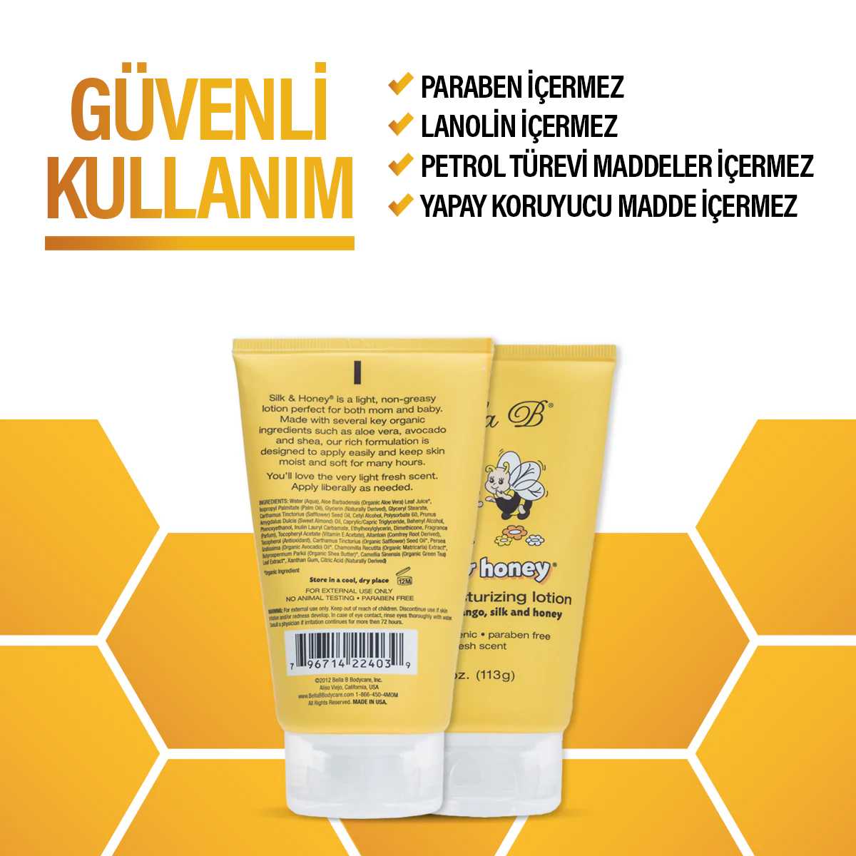 Silk &amp; Honey – Anne ve Bebek İçin Doğal Nemlendirici Losyon