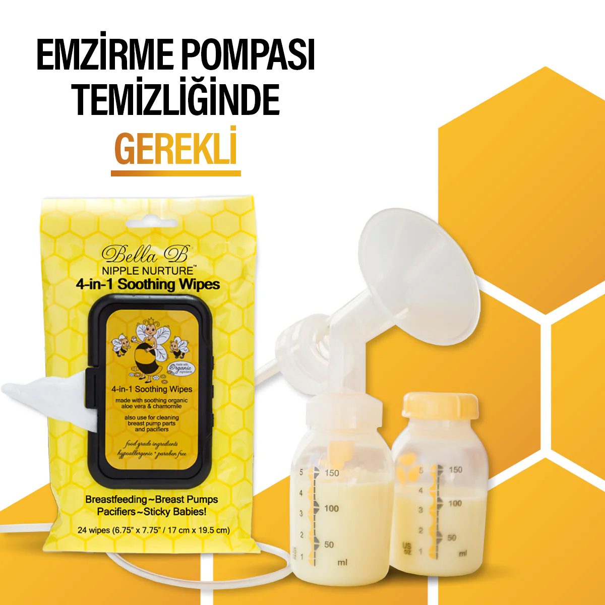 Göğüs Ucu Temizleme Mendili